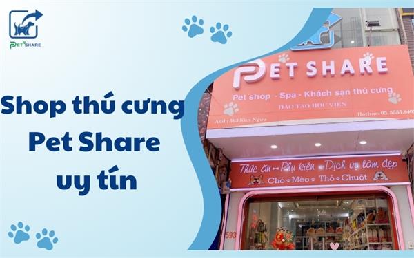 Shop thú cưng Pet Share – Thiên đường mua sắm uy tín cho thú cưng